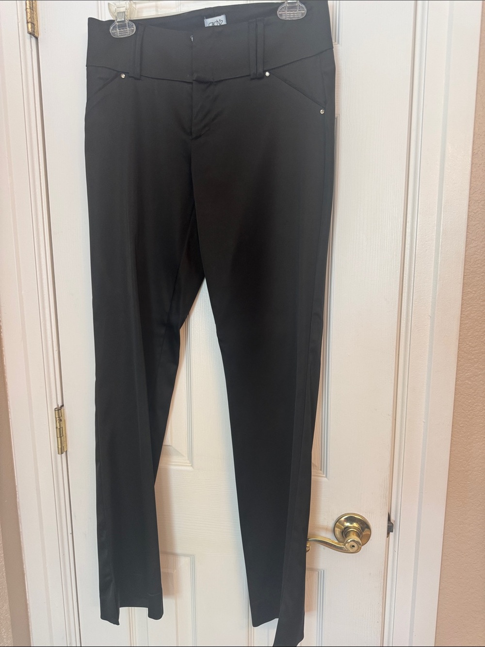 Cache Black Women's Dress Trousers with Front Seam